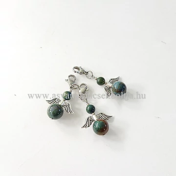 Heliotróp angyalka medál kapoccsal Heliotróp angyalka medál kapoccsal