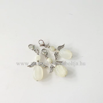 Holdkő nugget angyalka medál kapoccsal