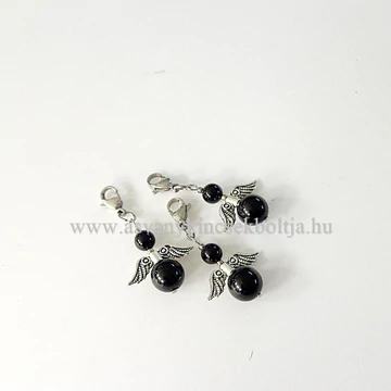 Turmalin angyalka medál kapoccsal Turmalin angyalka medál kapoccsal