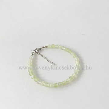 Jáde világos bokalánc 6 mm 20-23 cm Jáde világos bokalánc 6 mm 20-23 cm