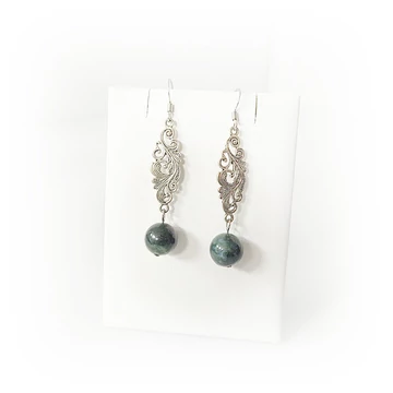 Mohaachát indás fülbevaló