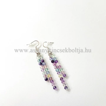 Fluorit 2 szárú fülbevaló Fluorit 2 szárú fülbevaló