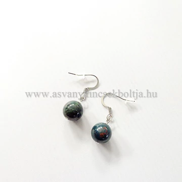 Heliotróp  1 golyós fülbevaló Heliotróp  1 golyós fülbevaló