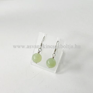 Jáde 1 golyós fülbevaló Jáde 1 golyós fülbevaló