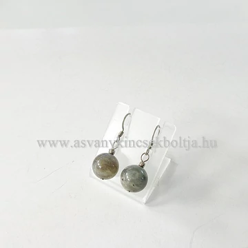 Labradorit 1 golyós fülbevaló 12 mm Labradorit 1 golyós fülbevaló 12 mm