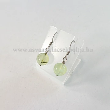 Prehnit 1 golyós fülbevaló Prehnit 1 golyós fülbevaló