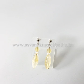 Citrin rizs fülbevaló Citrin rizs fülbevaló