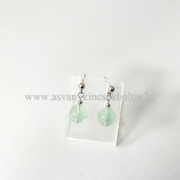 Fluorit beszúrós fülbevaló Fluorit beszúrós fülbevaló