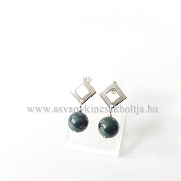 Heliotróp rombusz formájú fülbevaló Heliotróp rombusz formájú fülbevaló