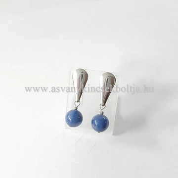 Kékkvarc csepp formájú fülbevaló Kékkvarc csepp formájú fülbevaló