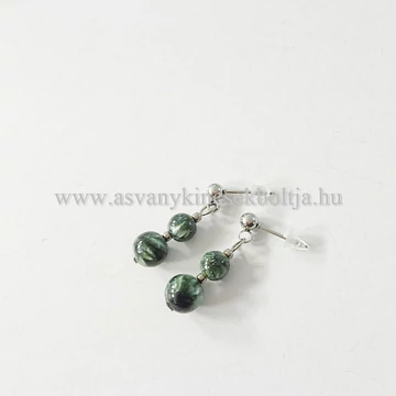 Szerafinit 2 golyós beszúrós fülbevaló Szerafinit 2 golyós beszúrós fülbevaló