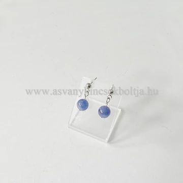 Tanzanit 1 golyós beszúrós fülbevaló 8 mm Tanzanit 1 golyós beszúrós fülbevaló 8 mm