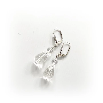 Hegyikristály duci csepp fülbevaló