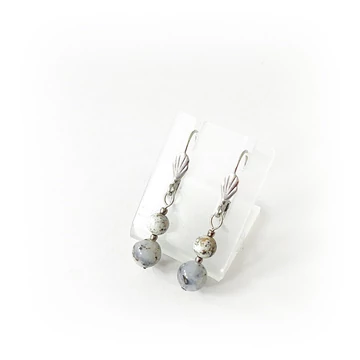 Merlinit 2 golyós fülbevaló