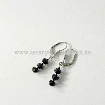 Spinell fazettált korong fülbevaló Spinell fazettált korong fülbevaló