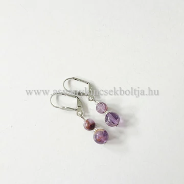 Szuper 7-es  2 golyós fülbevaló