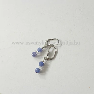 Tanzanit 2 golyós fülbevaló Tanzanit 2 golyós fülbevaló