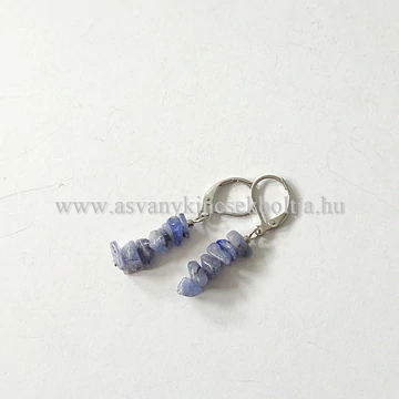 Tanzanit szemcsés fülbevaló Tanzanit szemcsés fülbevaló