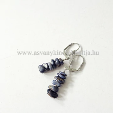Zafír szemcsés fülbevaló