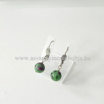 Zoizit 1 golyós fülbevaló 10 mm Zoizit 1 golyós fülbevaló 10 mm