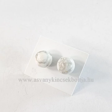 Howlit pötty fülbevaló 10 mm Howlit pötty fülbevaló 10 mm
