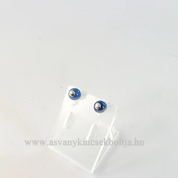 Kianit pötty fülbevaló 6 mm