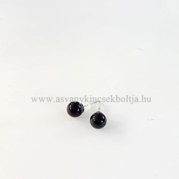 Ónix pötty fülbevaló 6 mm Ónix pötty fülbevaló 6 mm