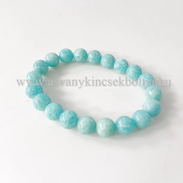 Amazonit karkötő 10 mm Amazonit karkötő 10 mm