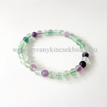 Fluorit karkötő 6 mm Fluorit karkötő 6 mm