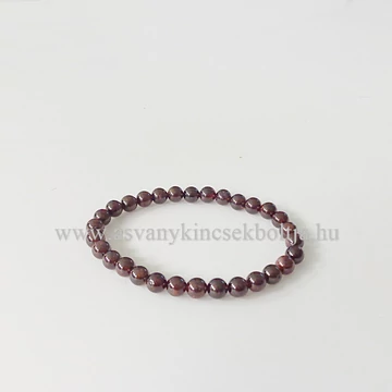 Gránát női-férfi karkötő 6 mm