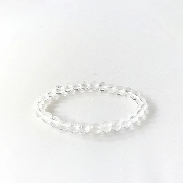 Hegyikristály női-férfi karkötő 6 mm B