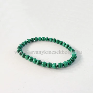 Malachit női-férfi karkötő 6 mm Malachit női-férfi karkötő 6 mm