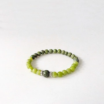 Vegyes szerpentin karkötő 6 mm Vegyes szerpentin karkötő 6 mm