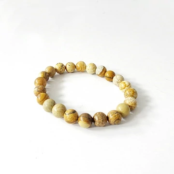 Tájkép jáspis női-férfi karkötő 8 mm Tájkép jáspis női-férfi karkötő 8 mm