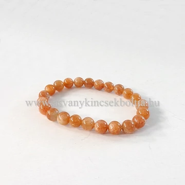 Napkő női-férfi karkötő 8 mm Napkő női-férfi karkötő 8 mm