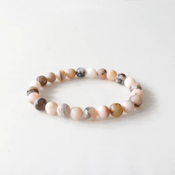 Rózsaopál karkötő 8 mm Rózsaopál karkötő 8 mm