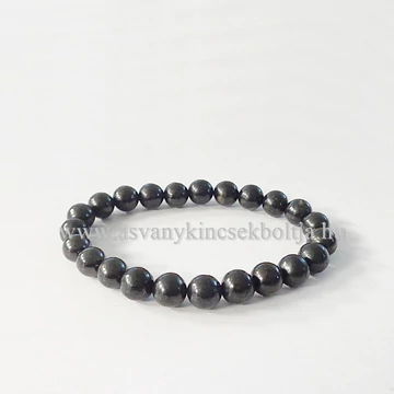 Shungit női-férfi karkötő 8 mm Shungit női-férfi karkötő 8 mm