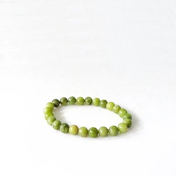 Világoszöld nemesszerpentin női-férfi karkötő 8 mm Világoszöld nemesszerpentin női-férfi karkötő 8 mm