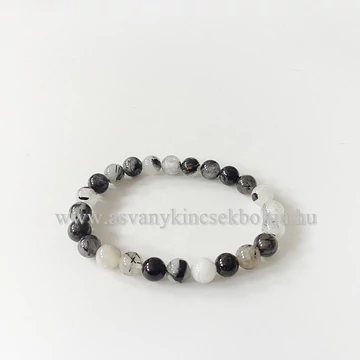 Turmalinkvarc karkötő 8 mm