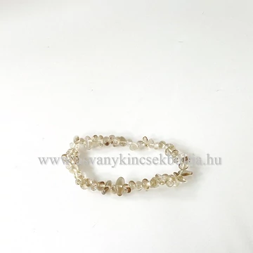 Füstkvarc szemcsés karkötő Füstkvarc szemcsés karkötő