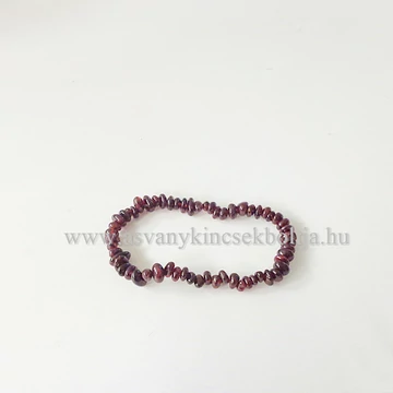 Gránát szemcsés karkötő