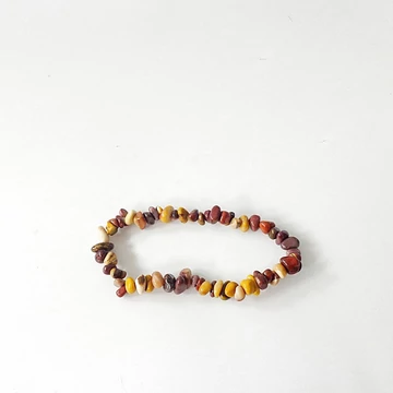 Mokait jáspis szemcsés karkötő Mokait jáspis szemcsés karkötő