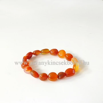 Karneol nugget karkötő