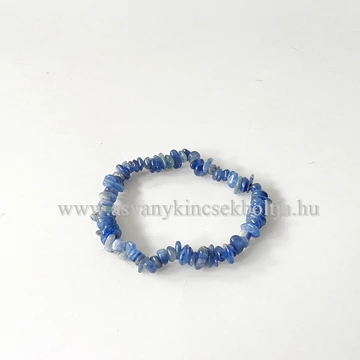 Kianit szemcsés karkötő