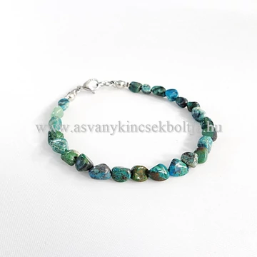 Krizokolla nugget karlánc