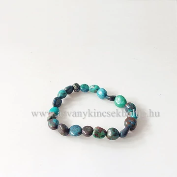 Krizokolla közepes nugget karkötő