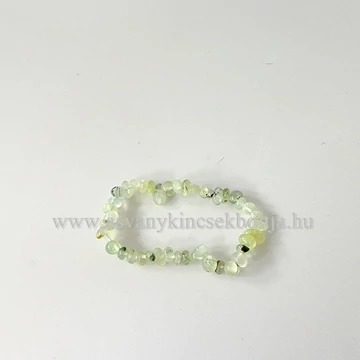 Prehnit szemcsés karkötő Prehnit szemcsés karkötő