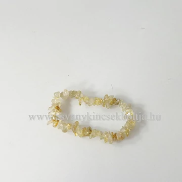 Rutilkvarc szemcsés karkötő Rutilkvarc szemcsés karkötő