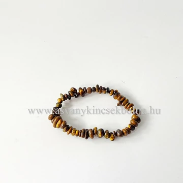 Tigrisszem szemcsés karkötő