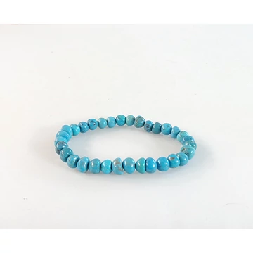 Türkiz gömbölyded karkötő kb 8 mm